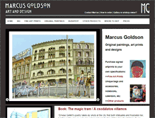 Tablet Screenshot of marcusgoldson.co.uk